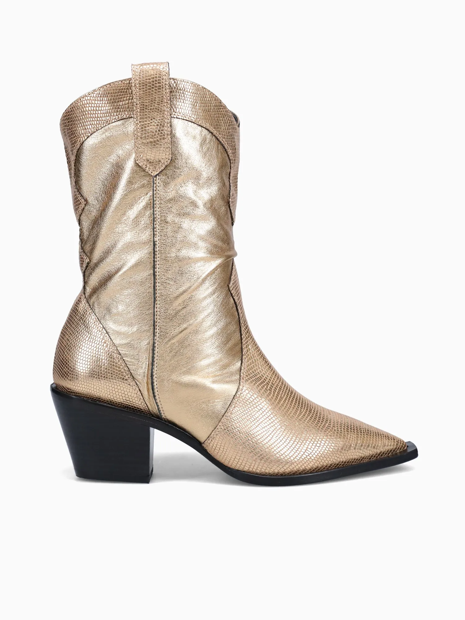 Vera  Ouro Lezard Vortak Mono Casual Shoes