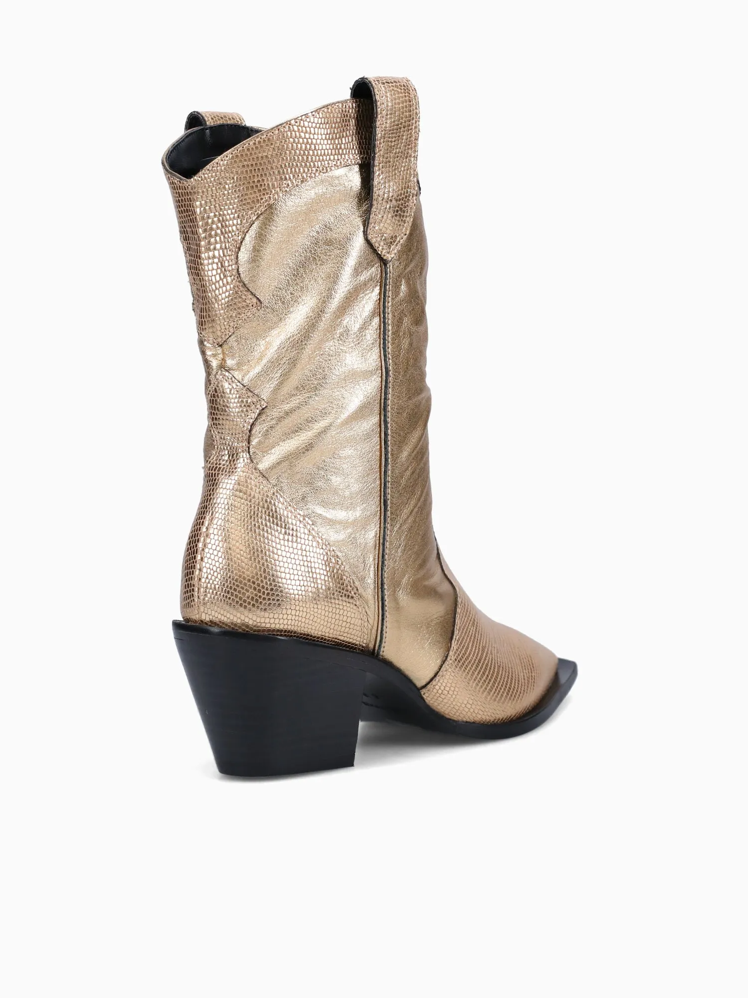 Vera  Ouro Lezard Running Shoes Business