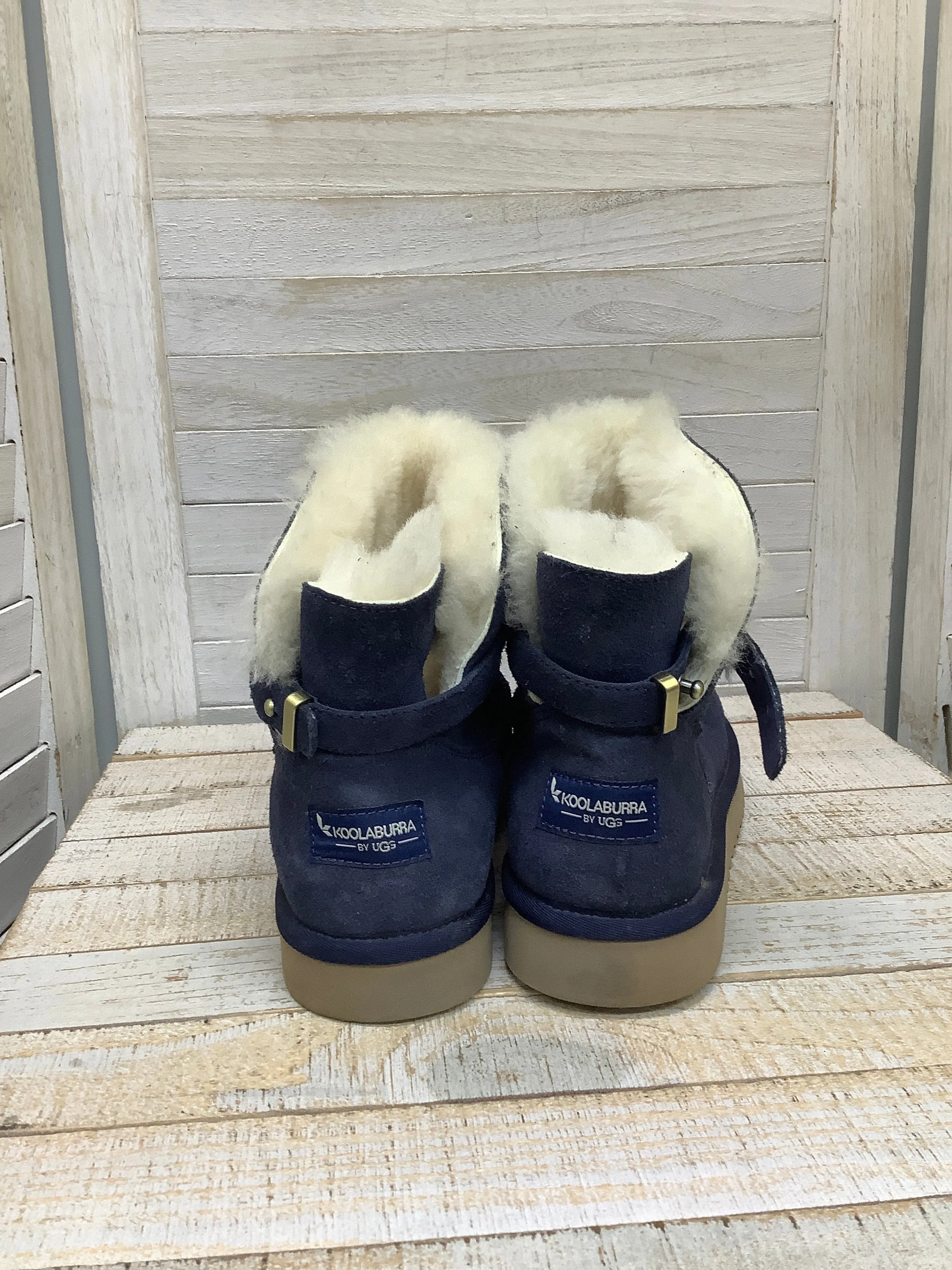 Gardeners Boots Boots Ankle Flats By Ugg In Blue, Size: 6