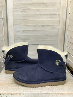 Boots Ankle Flats By Ugg In Blue, Size: 6 Pirarucu Cowboy Boots