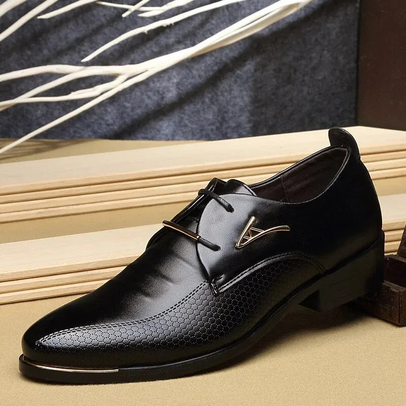 Casual Top Brand Shoes Men's Casual Leather Shoes