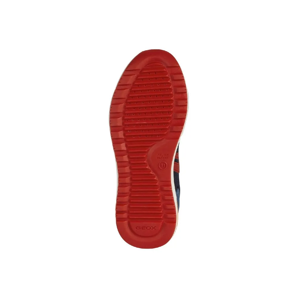 Geox J Alben Boy D Lace Up Junior Trainer