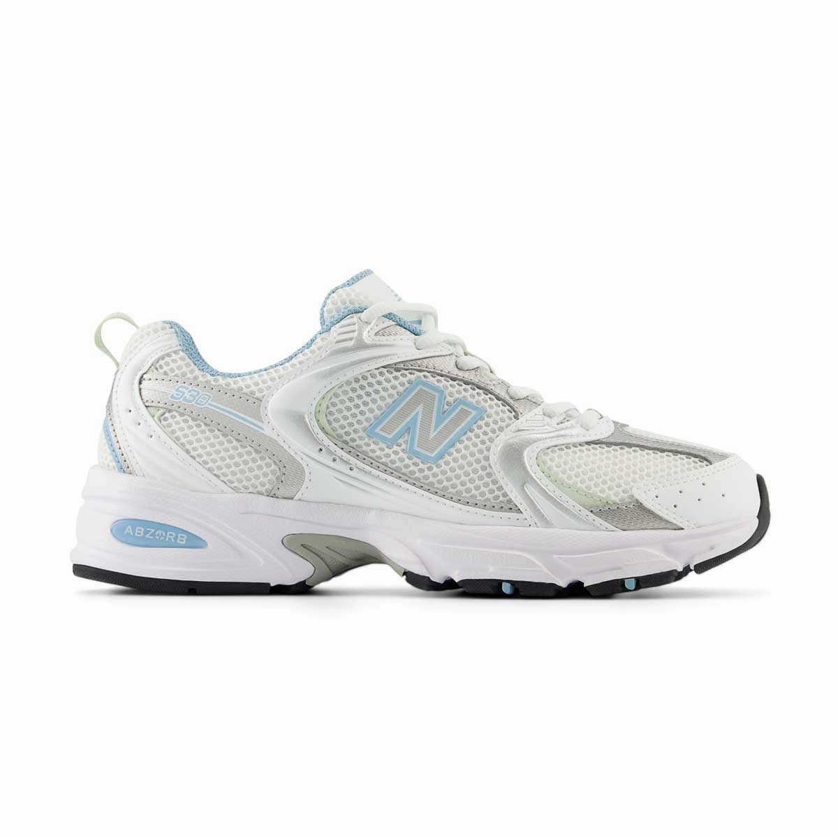 530 'White Silver Metallic Blue' New Balance 530 Burgundy