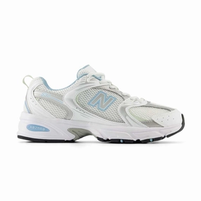 Mens New Balance 991 530 'White Silver Metallic Blue'