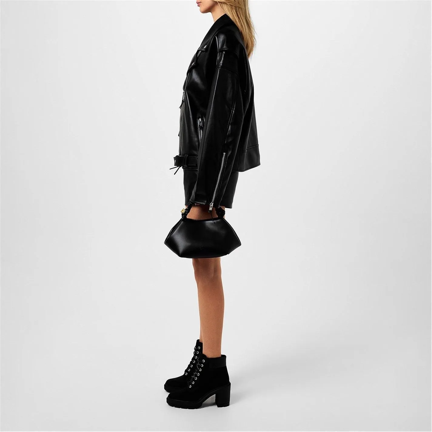 Timberland  Allington Lace-Up Heeled Boots Black Nubuck Ds Western Boots