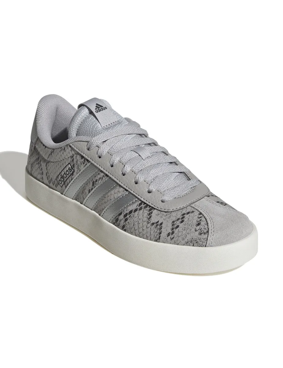 VL Court 3.0 Shoes - Grey Two/Silver Metallic/Off White High End Casual Shoes