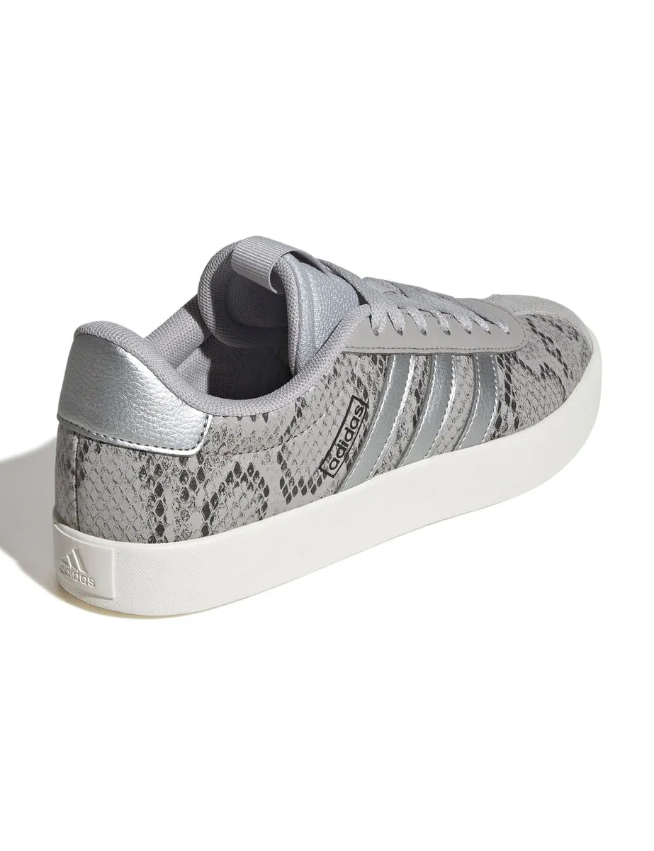 VL Court 3.0 Shoes - Grey Two/Silver Metallic/Off White