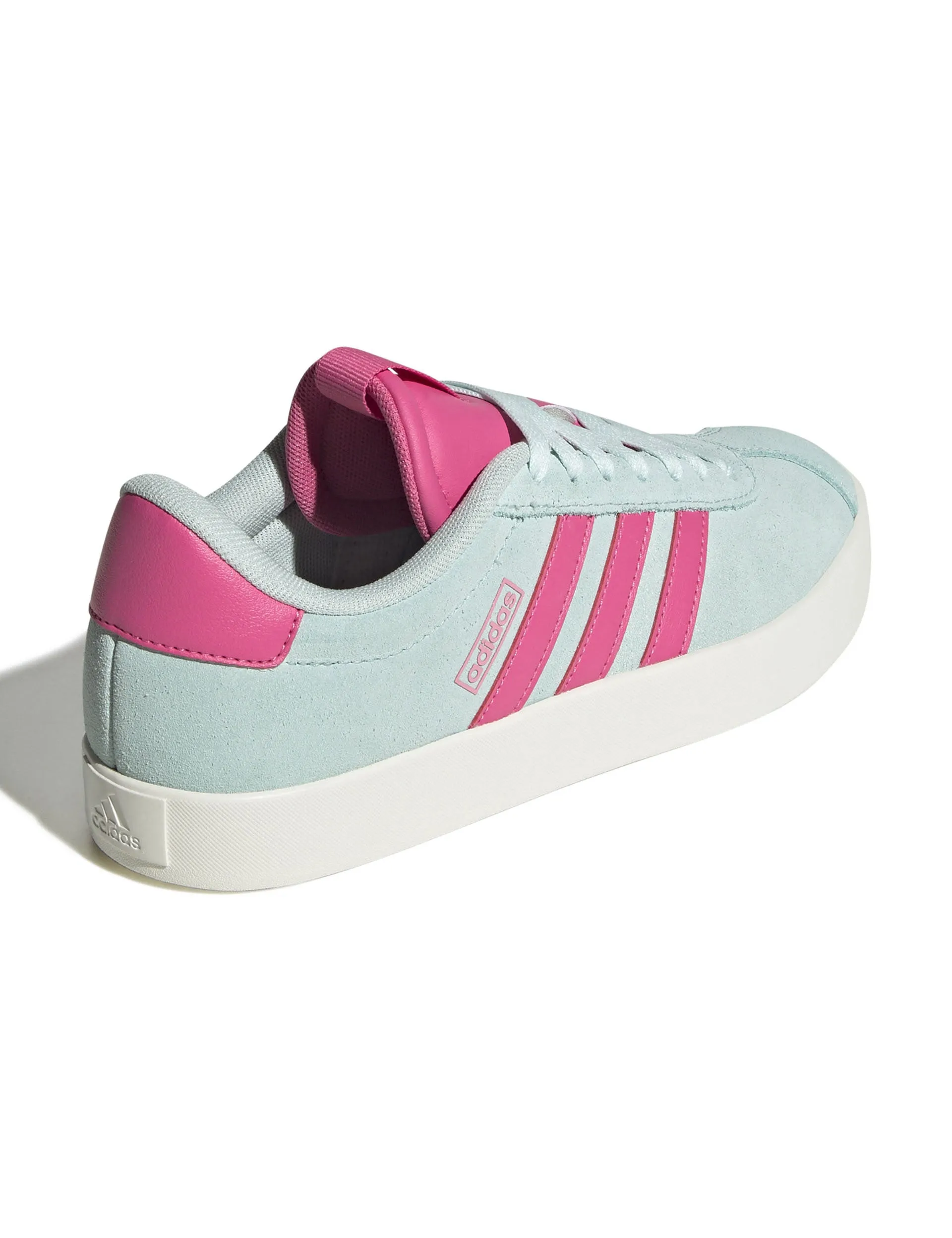 8053 Leather Platform Casual Shoes VL Court 3.0 Shoes - Halo Mint/Pulse Magenta/Bliss Pink