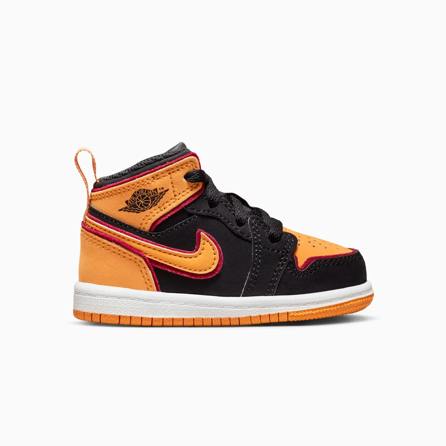 Metcon Sneakers Kid's Air Jordan 1 Mid SE "Vivid Orange" Toddlers