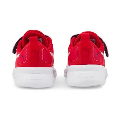 Puma scarpa da ginnastica da bambino Flyer Runner V Infant 192930 32 high risk red-white Hype Sneakers