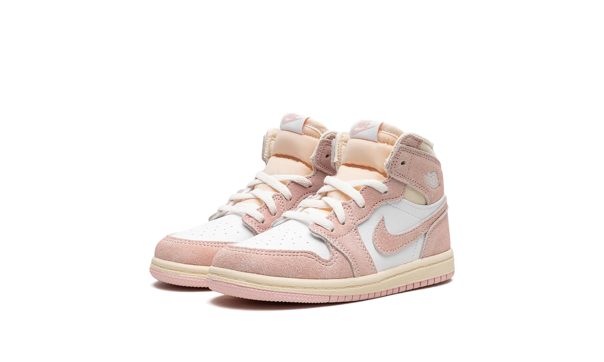 Air Jordan 1 Retro High TD "Washed Pink" Casual Wide Shoe