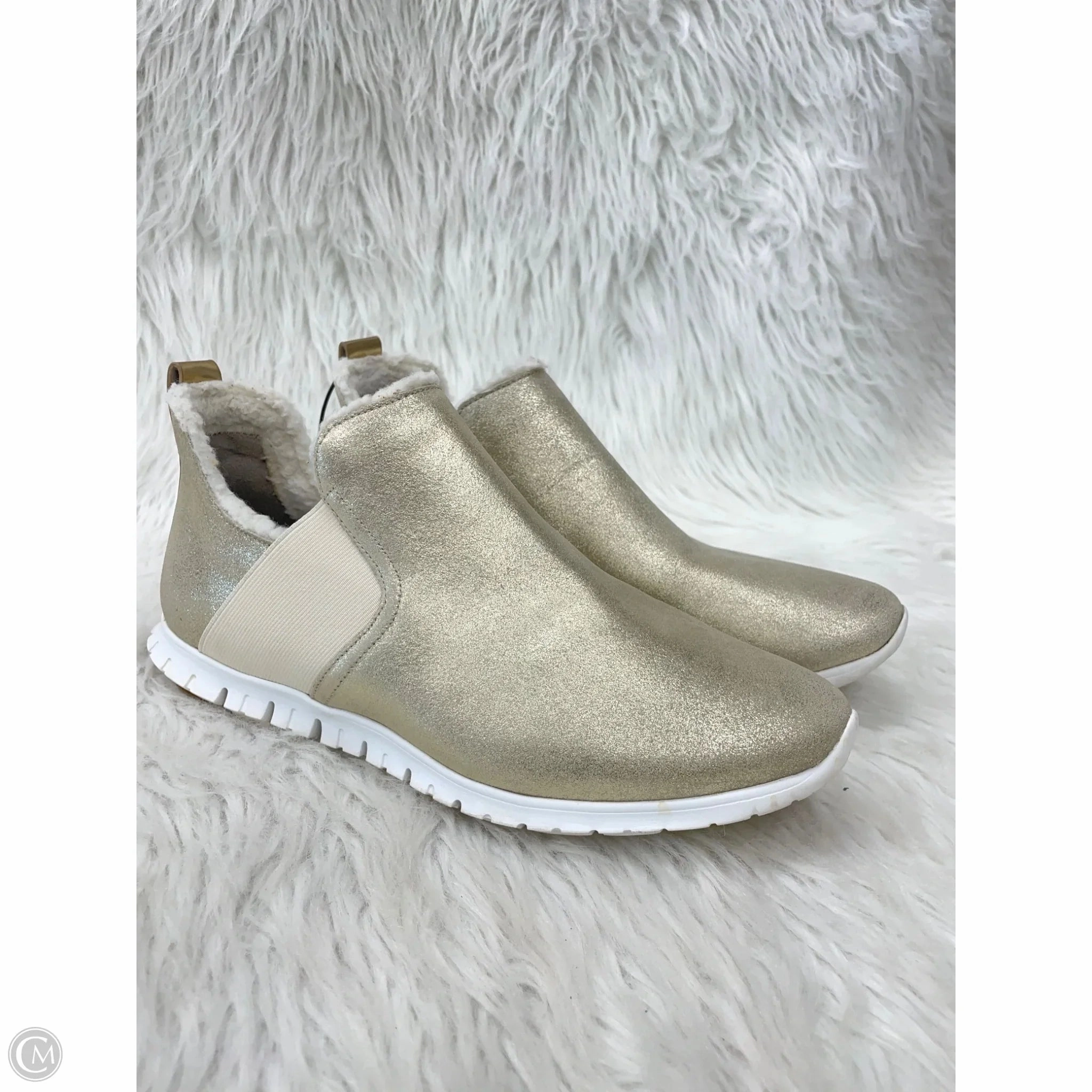 Casual Tomboy Shoes Shoes Sneakers By Cole-haan In Gold, Size: 9