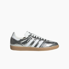 Women Originals Samba OG  "Metallic Silver" Mesh Shoes Casual