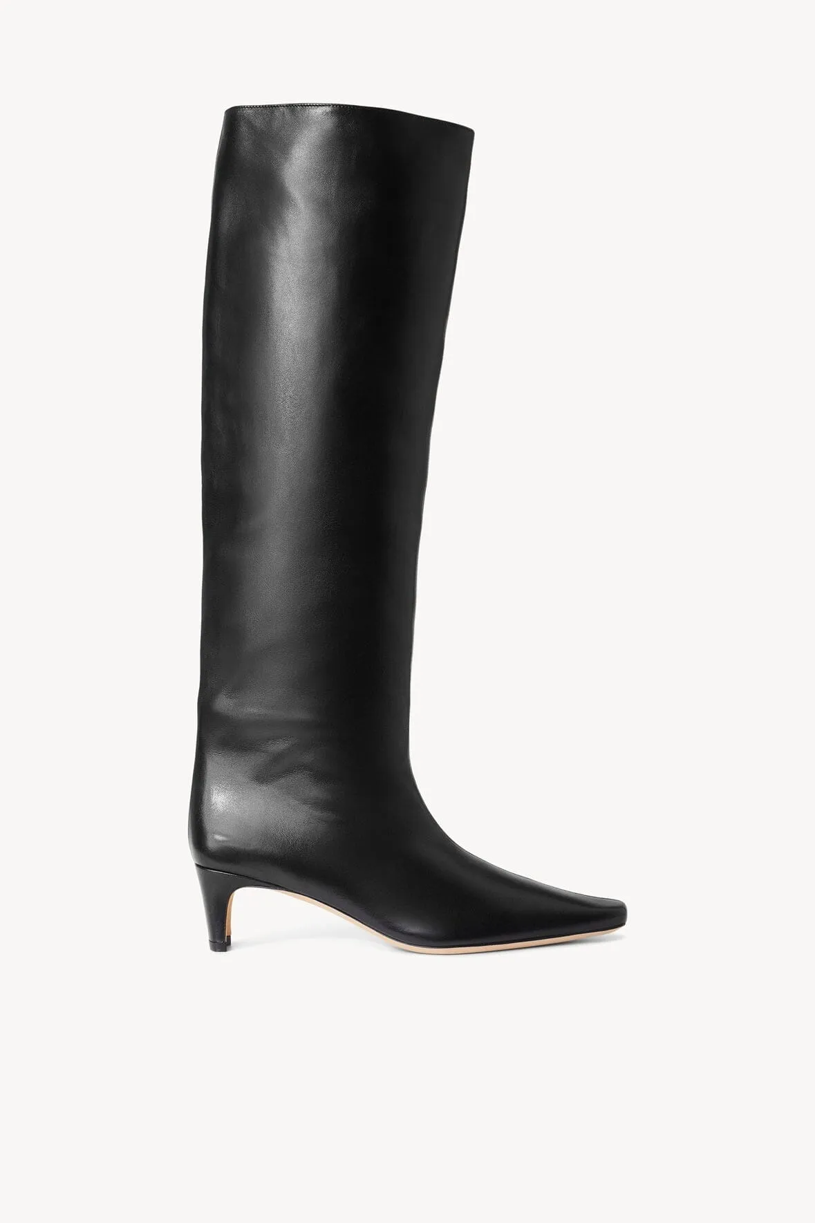 WALLY BOOT | BLACK Furry Heel Boots