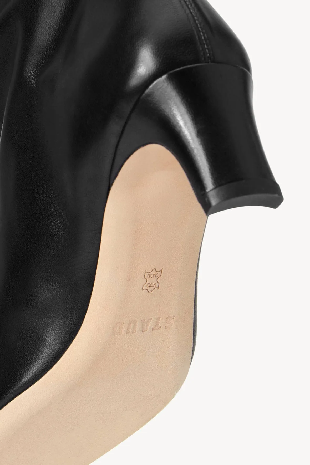 Thigh High Heel Boots WALLY BOOT | BLACK