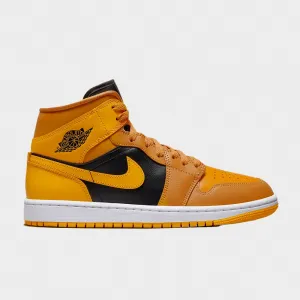 Air Jordan Women's 1 Mid Yellow Drip Sneakers