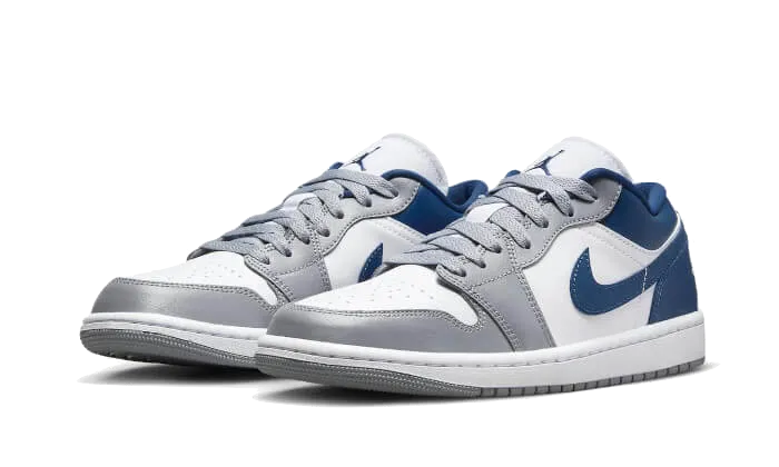 Dsw Shoes Sneakers Air Jordan 1 Low White Grey Blue