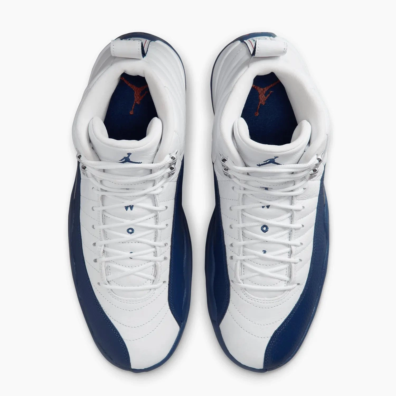 Men's Air Jordan 12 Retro "French Blue" Silver Sneakers Flagstaff