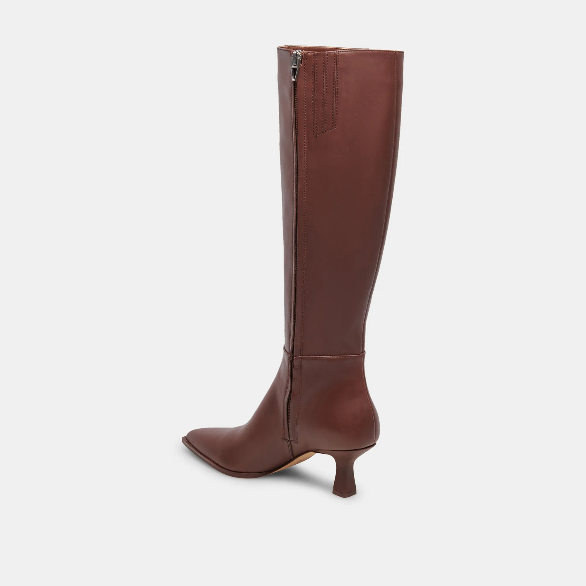 Dog Cowboy Boots AUGGIE WIDE CALF BOOTS CHOCOLATE LEATHER