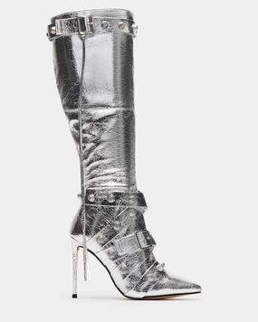 Narrow Calf Cowboy Boots FINK SILVER - SM REBOOTED