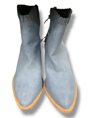 Platform Goth Boots Boots Ankle Heels By Forever In Navy, Size: 6.5