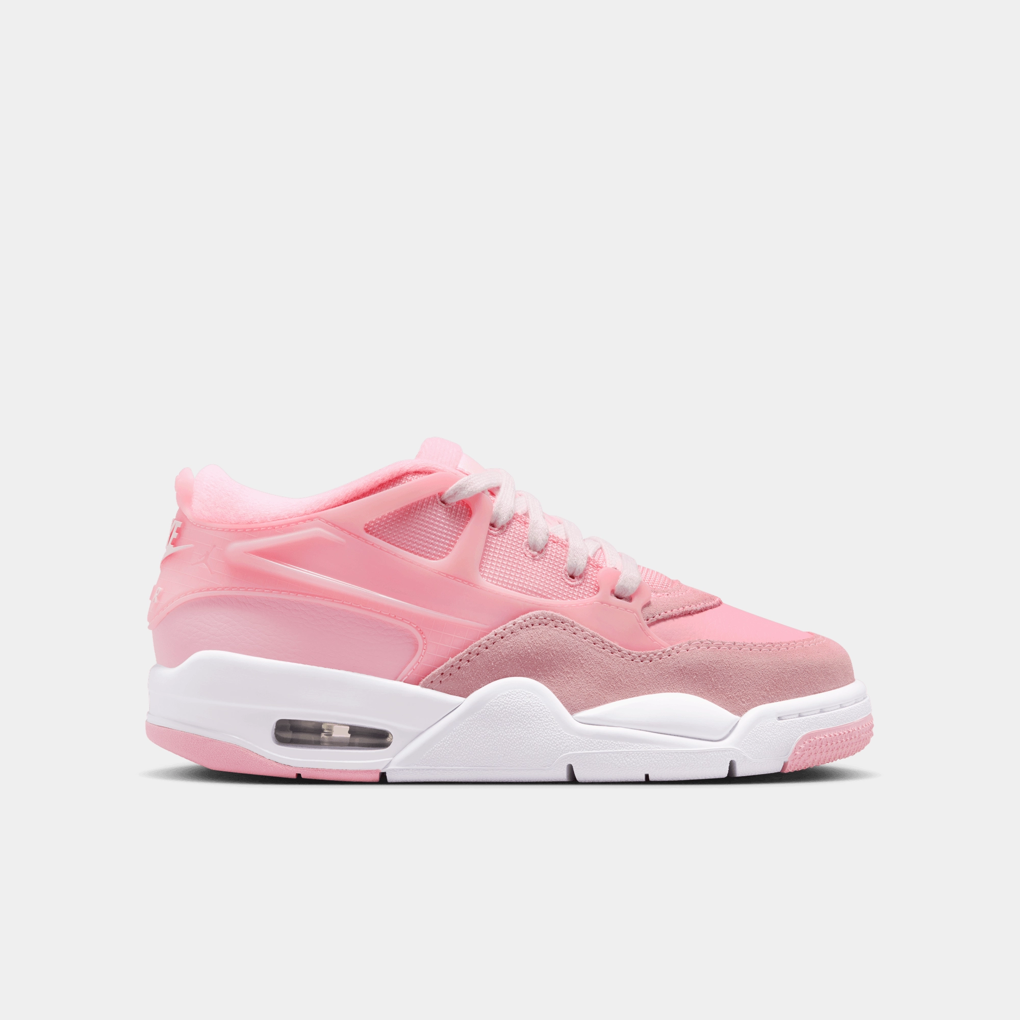 Shoes To Wear With Business Casual Air Jordan Big Kids' 4 RM Soft Pink White (GS)