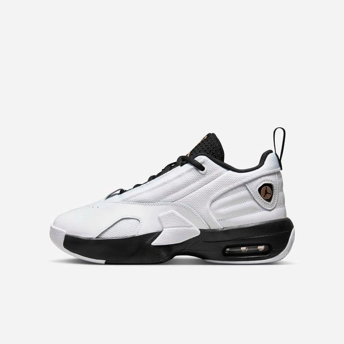 Domahi Sneakers Nike Kid's Jordan Max Aura 6 Shoes - White / Black / Metallic Gold