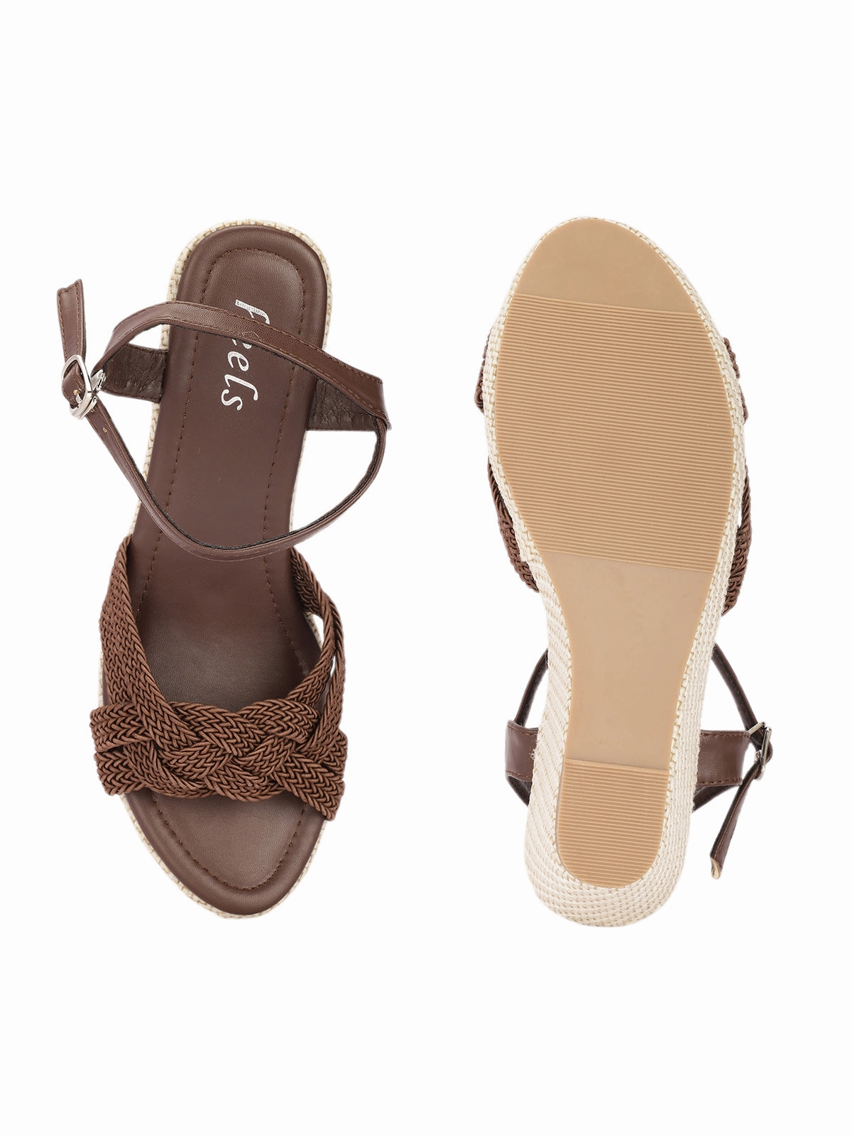 Legs And Heel Shoes Xenia Crochet Jute Wedge Sandals