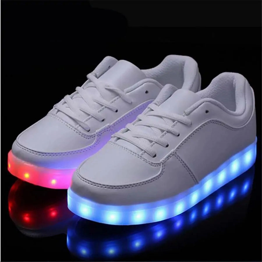 White Light Up Shoes Woodland Corporate Casual Shoes