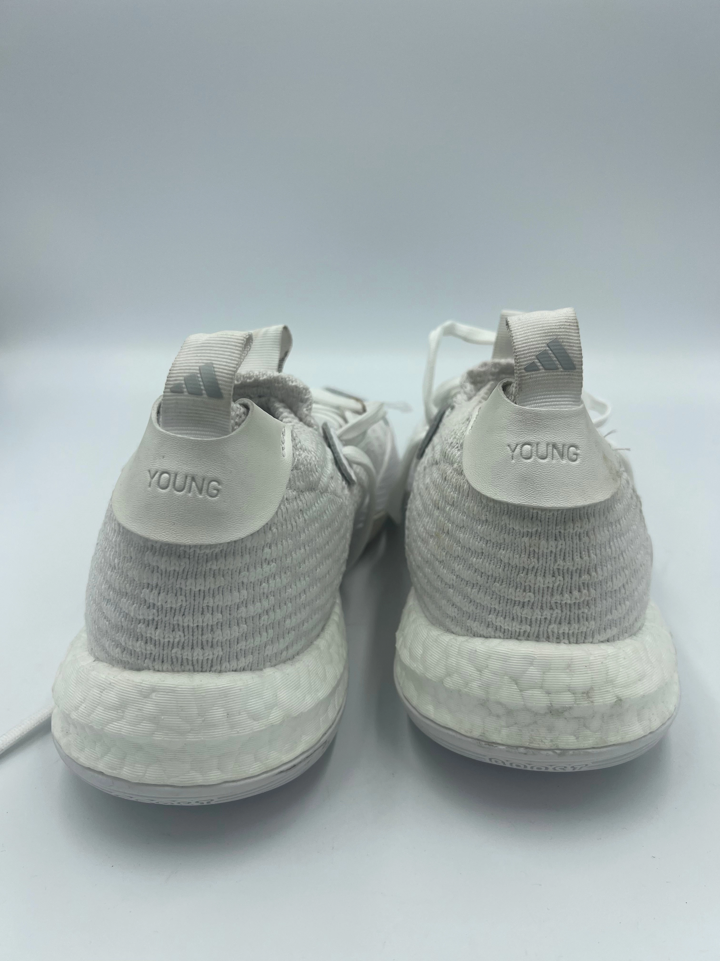 Business Casual With Comfortable Shoes White Shoes Athletic Adidas, Size 9.5