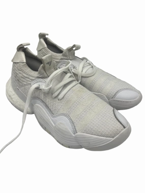 Flat Shoes White Shoes Athletic Adidas, Size 9.5