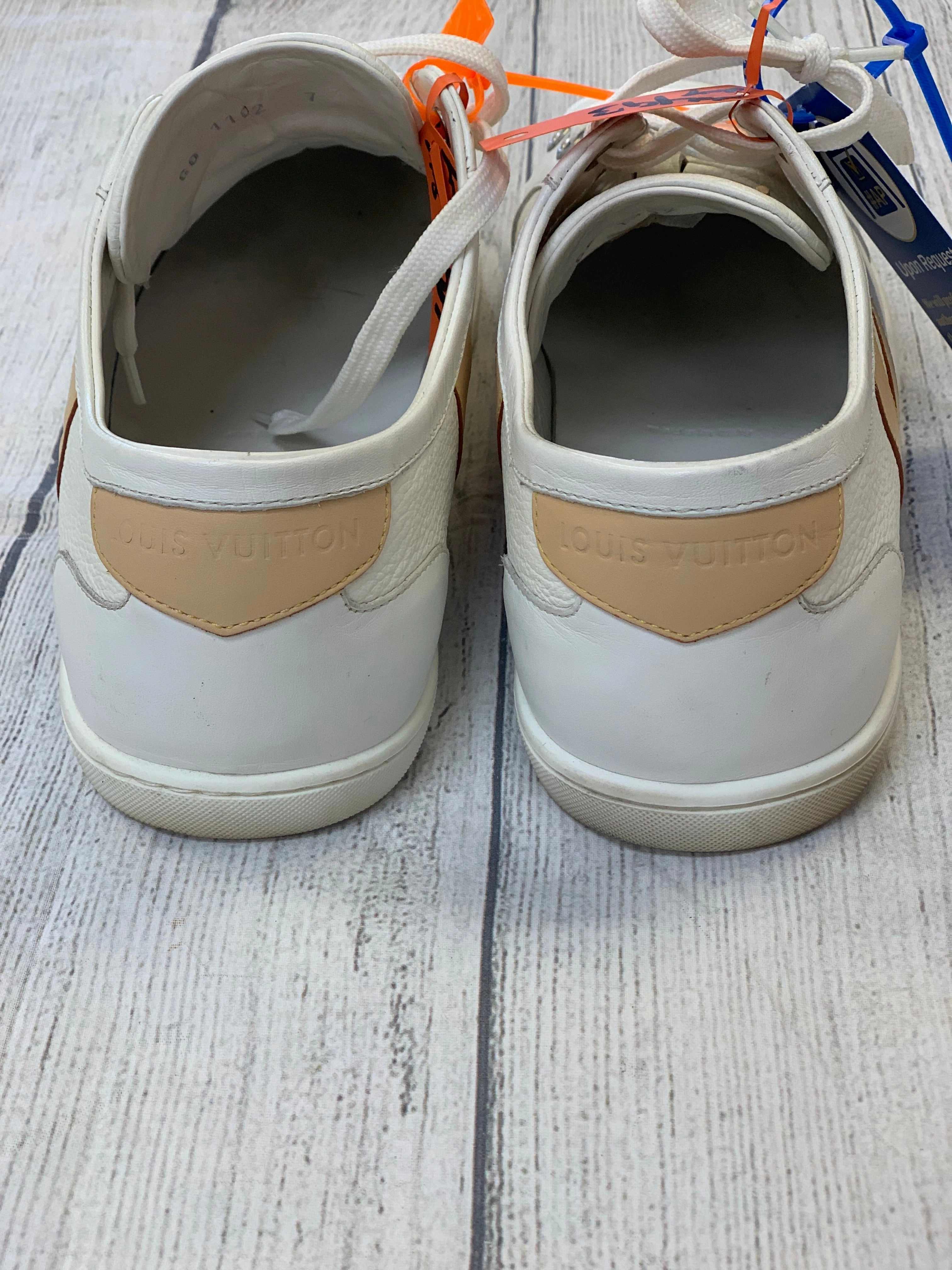 White Shoes Athletic Louis Vuitton, Size 7 White Casual Shoe