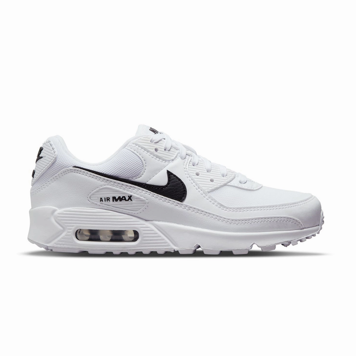 Wmns Air Max 90 'White Black' New Nike Shoes