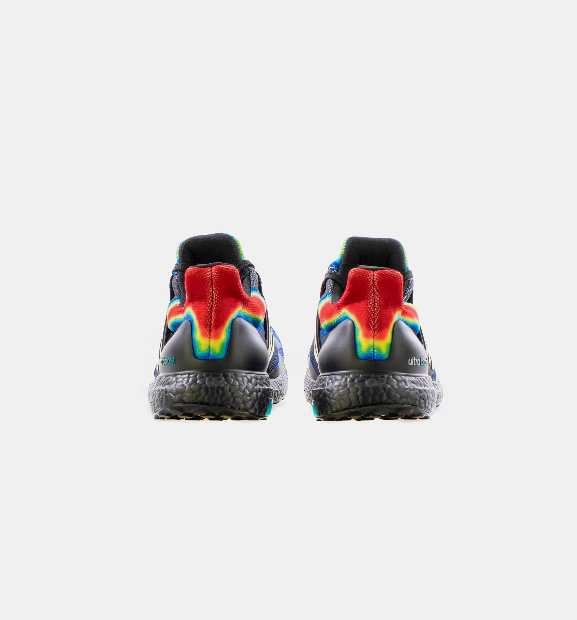 Ultra Boost Heat Map Mens Running Shoe - Core Black/Yellow Tint/EQT Green Adidas Basketball Shoes John Wall