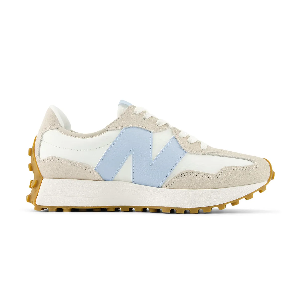 Wmns 327 'Sea Salt Light Chrome Blue' New Balance Allston Ma