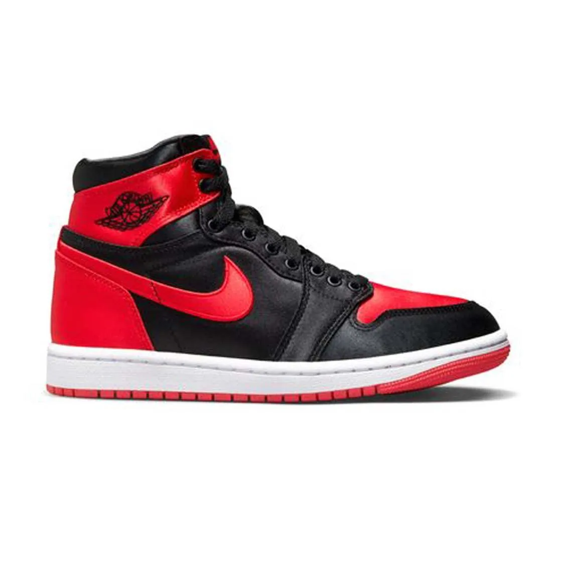 Wmns Air Jordan 1 High OG 'Satin Bred' Jordan 1 Sneakers