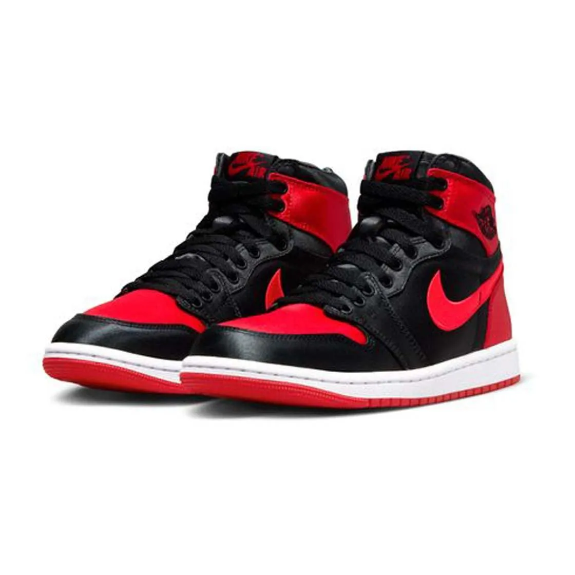 Wmns Air Jordan 1 High OG 'Satin Bred' Apl Sneakers