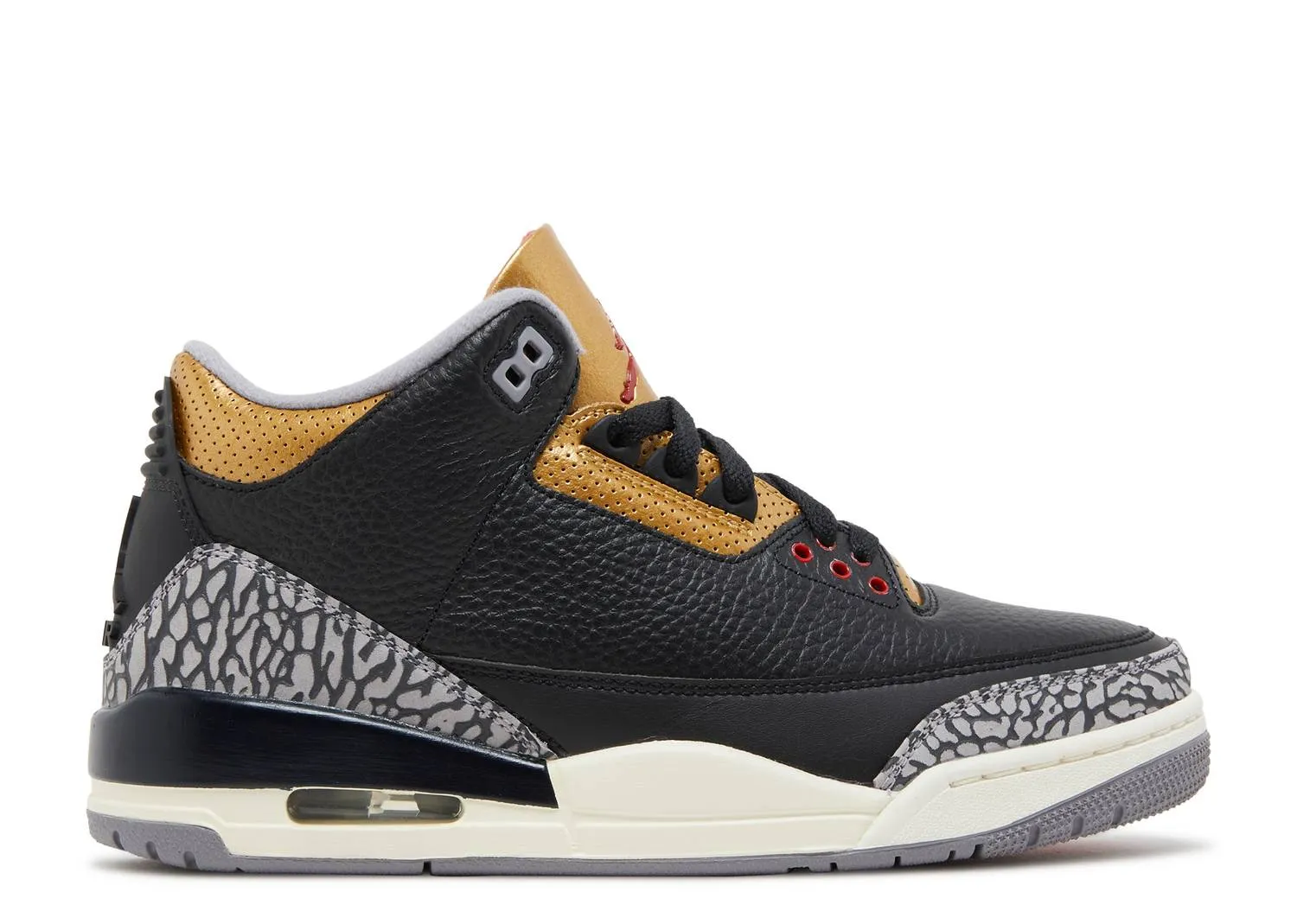 Good Running Sneakers Wmns Air Jordan 3 Retro "Black Gold" (Myrtle Beach Location)