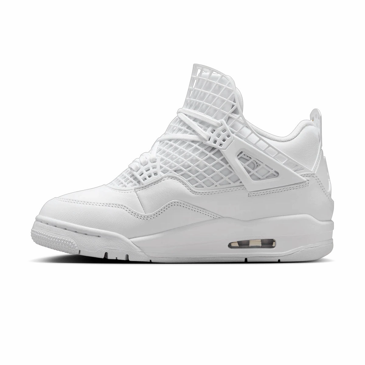 Wmns Air Jordan 4 Net 'White' Trendy Sneakers 2024