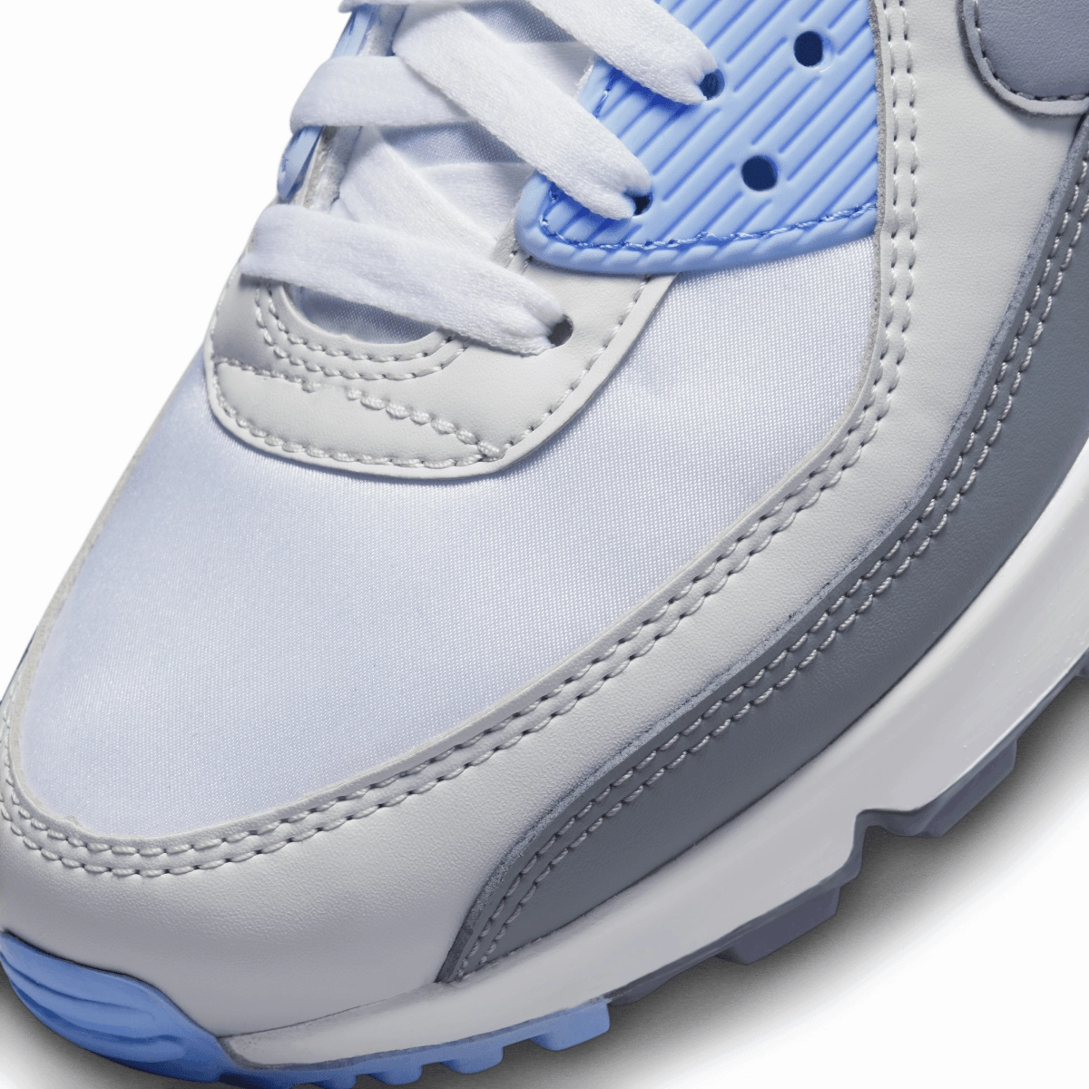 Wmns Air Max 90 'Grey Light Blue' Nike Golf Shoes Waterproof