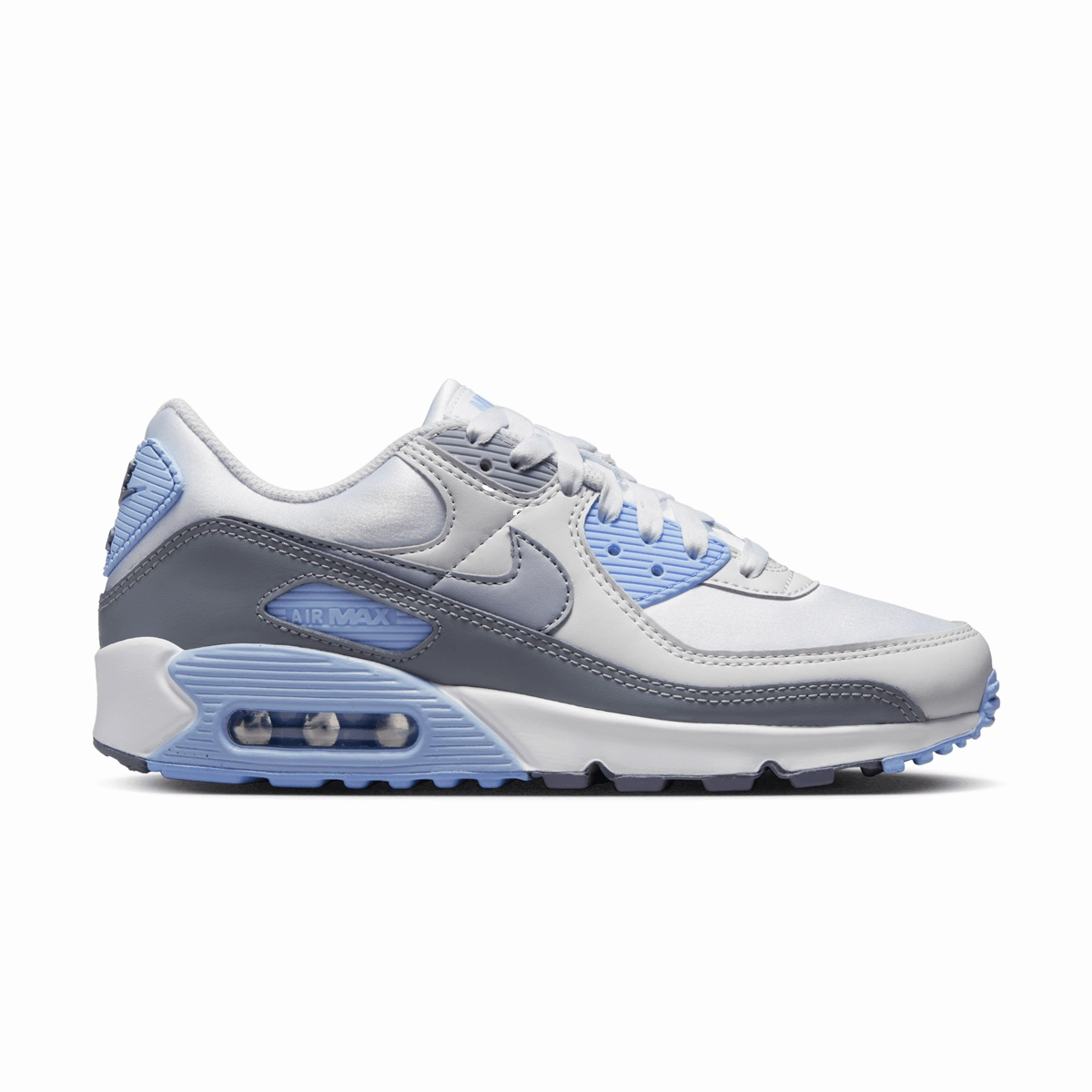 Wmns Air Max 90 'Grey Light Blue' Hypervenom Nike Shoes