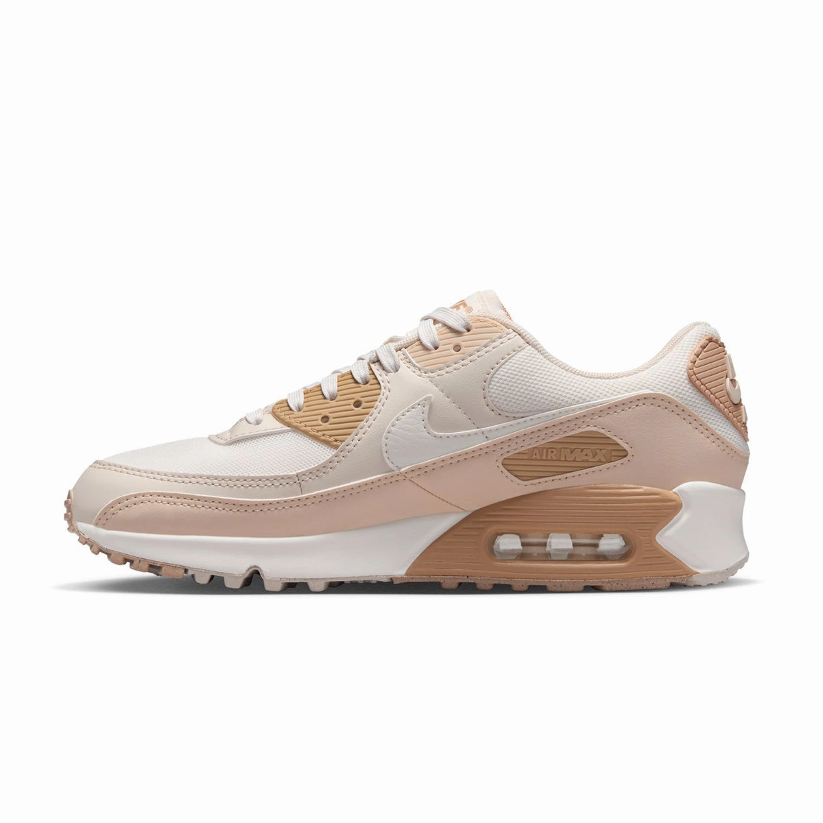 Wmns Air Max 90 'Tan Coconut Milk' Nike Shoes Air Force