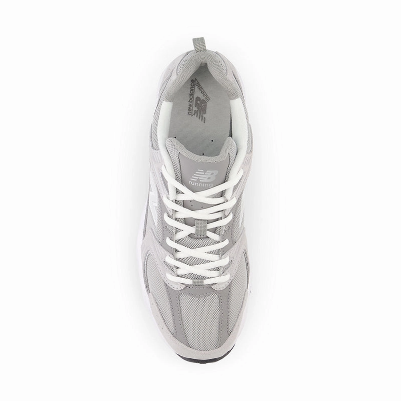 New Balance White Mens Women's 530 Raincloud/Shadow Grey