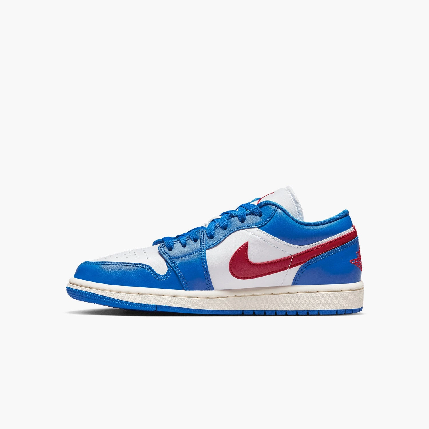 Women's Air Jordan 1 Low "Sport Blue Gym Red" Best Pregnancy Sneakers
