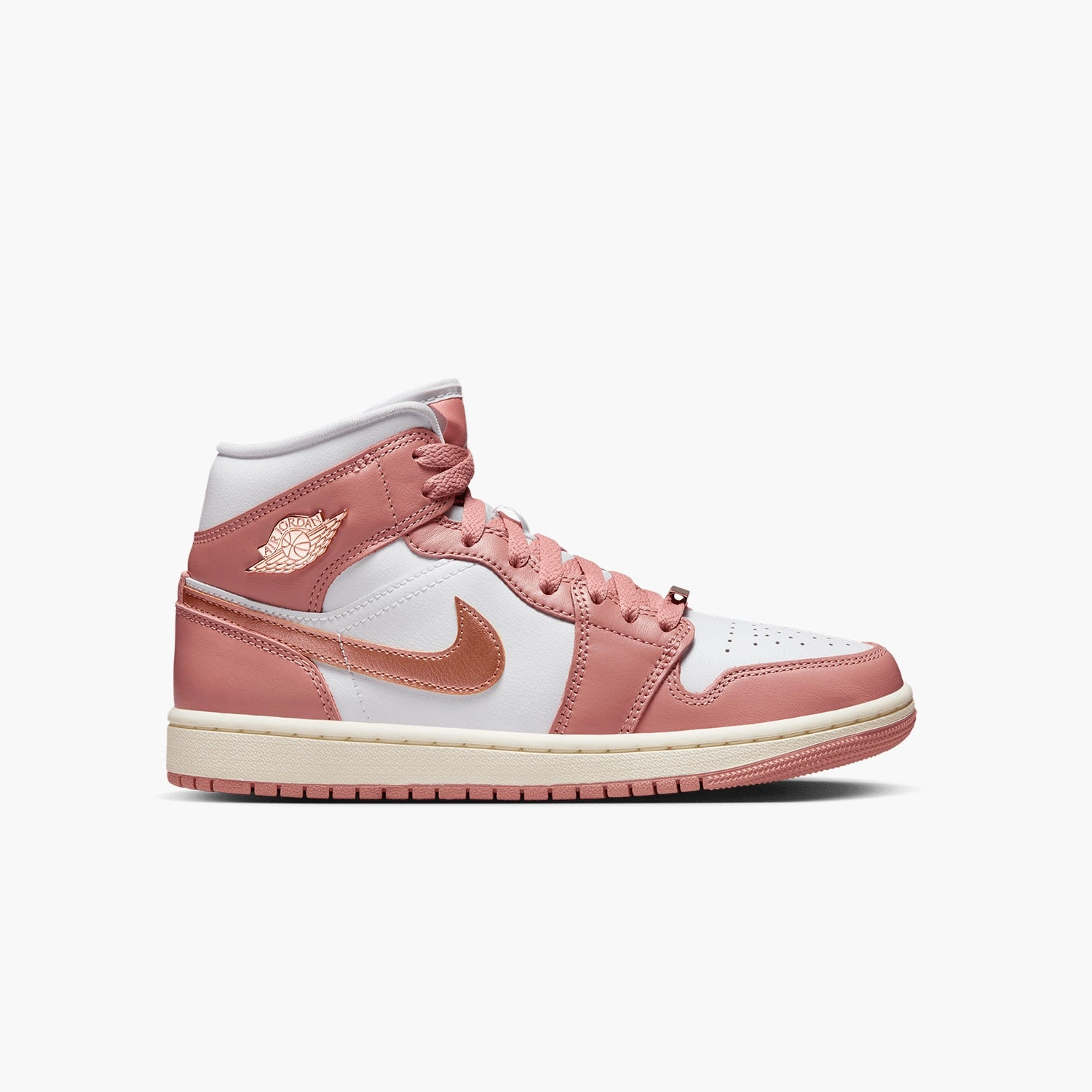 741 Sneakers Women's Air Jordan 1 Mid SE "Red Stardust"