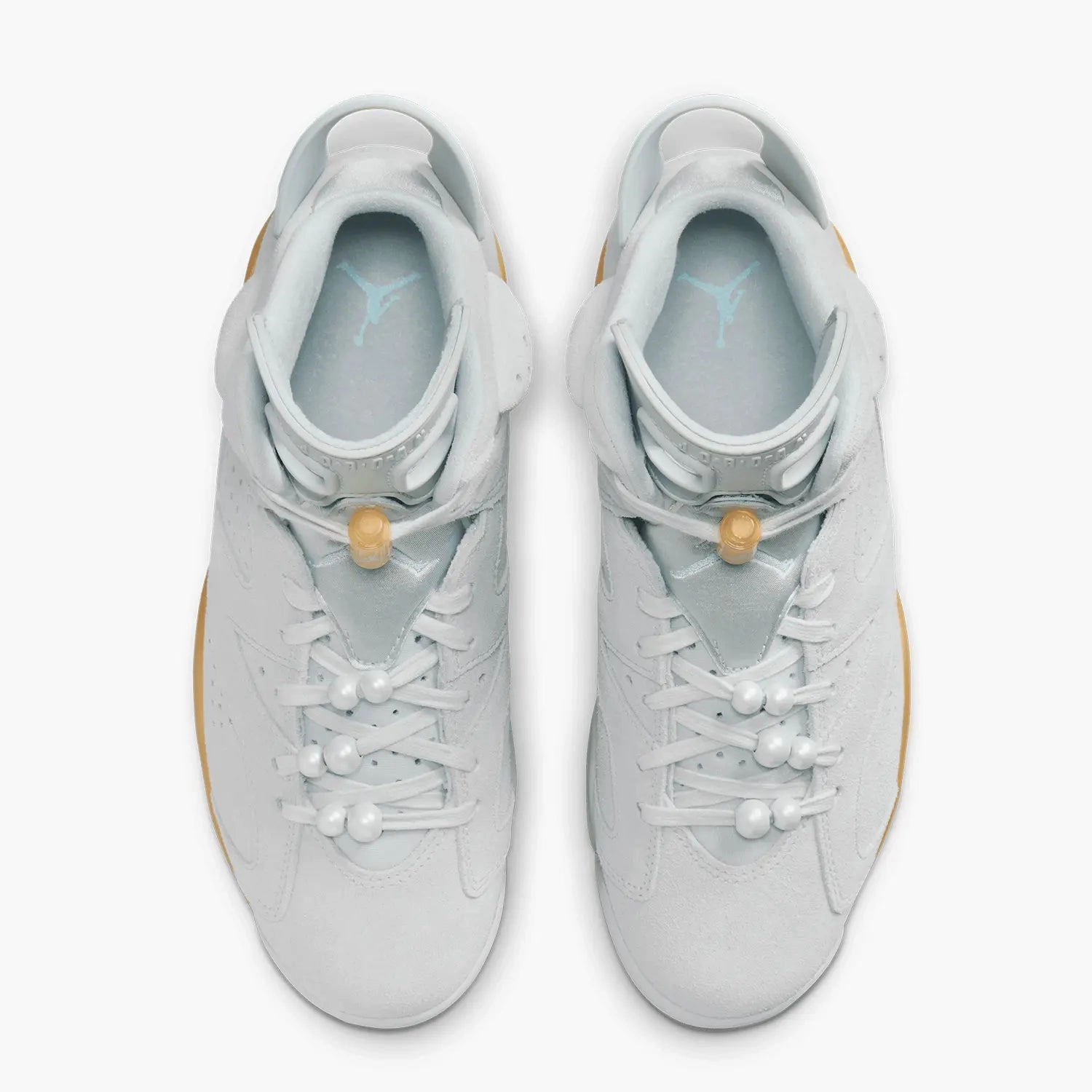 Women's Air Jordan 6 Retro Pearl "Paris Olympics" Comfortable Walking Sneakers