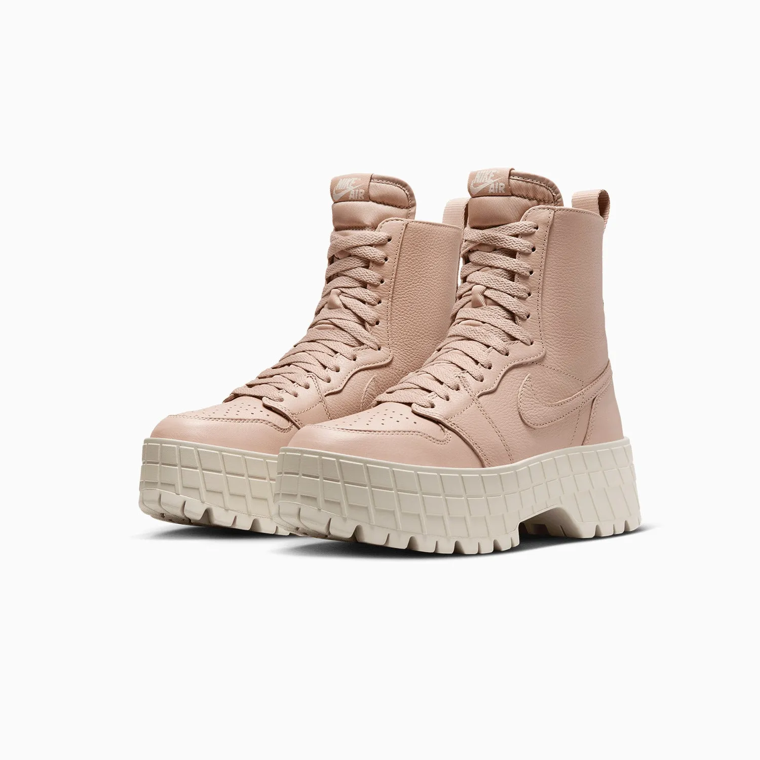 Women's Air Jordan 1 Brooklyn "Legend Medium Brown" Champs Sneakers