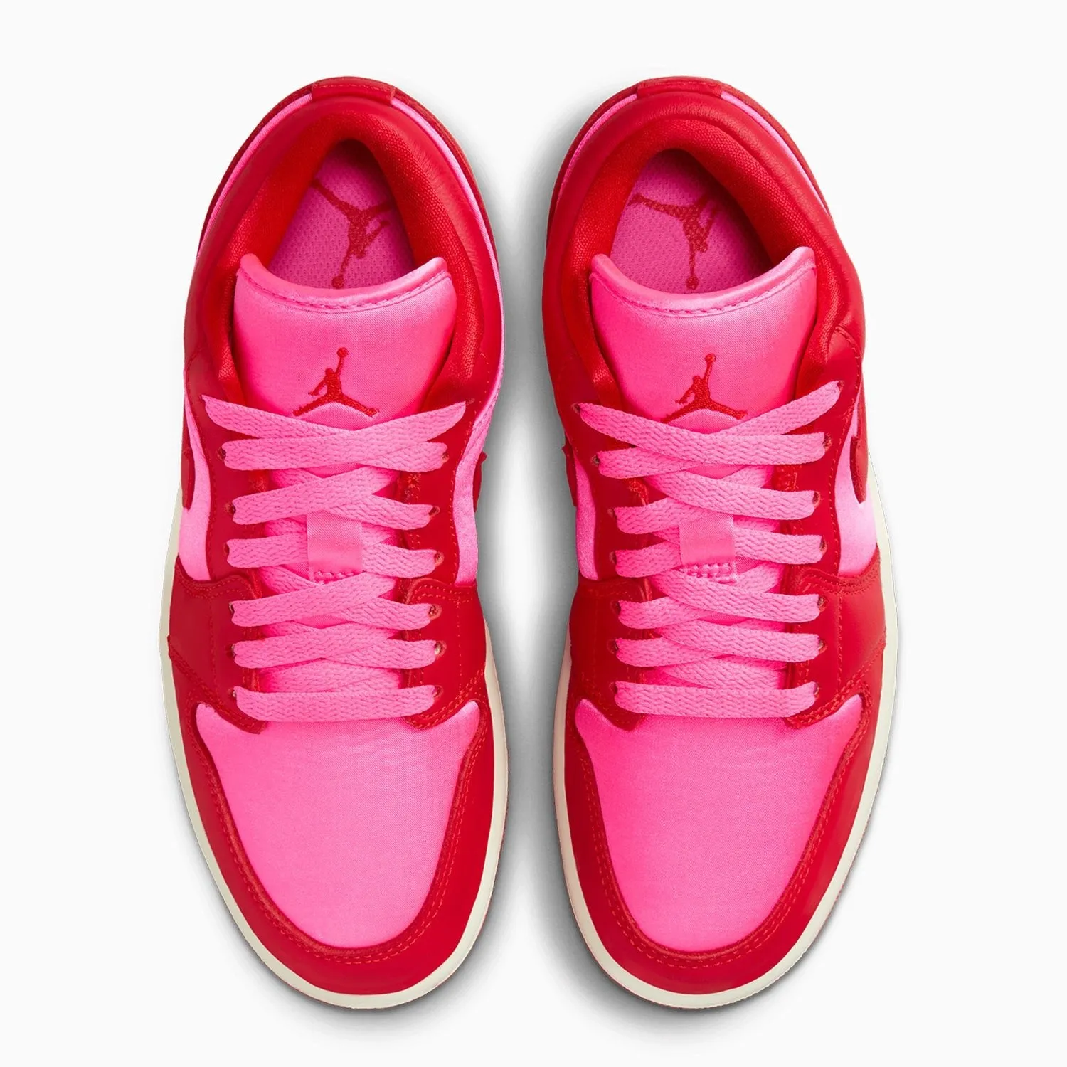 Women's Air Jordan 1 Low SE "Pink Satin" Balmain Unicorn Sneakers