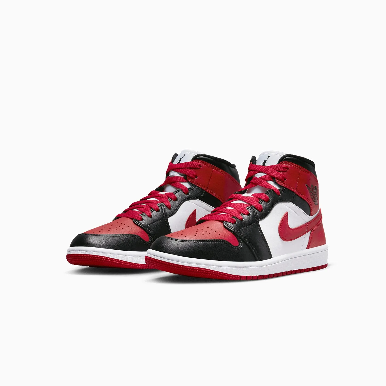 Women's Air Jordan 1 Mid "Alternate Bred Toe" Orbit Sneakers Sale