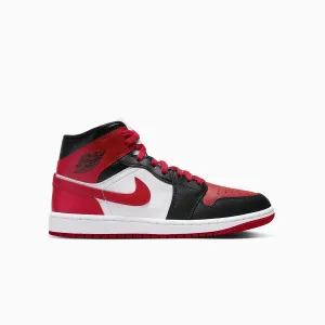 Indoor Court Sneakers Women's Air Jordan 1 Mid "Alternate Bred Toe"